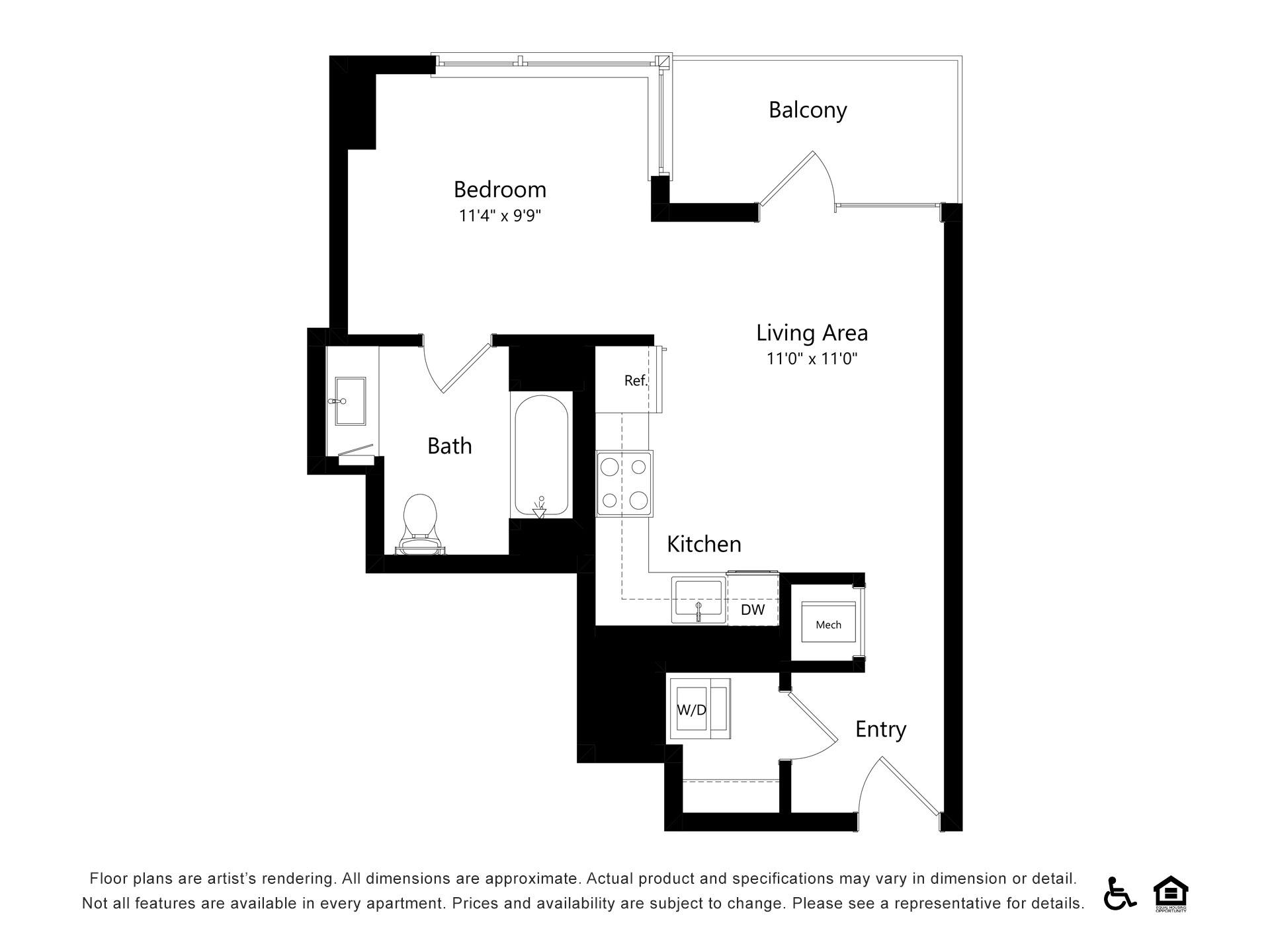 Floor plan layout diagram for S6